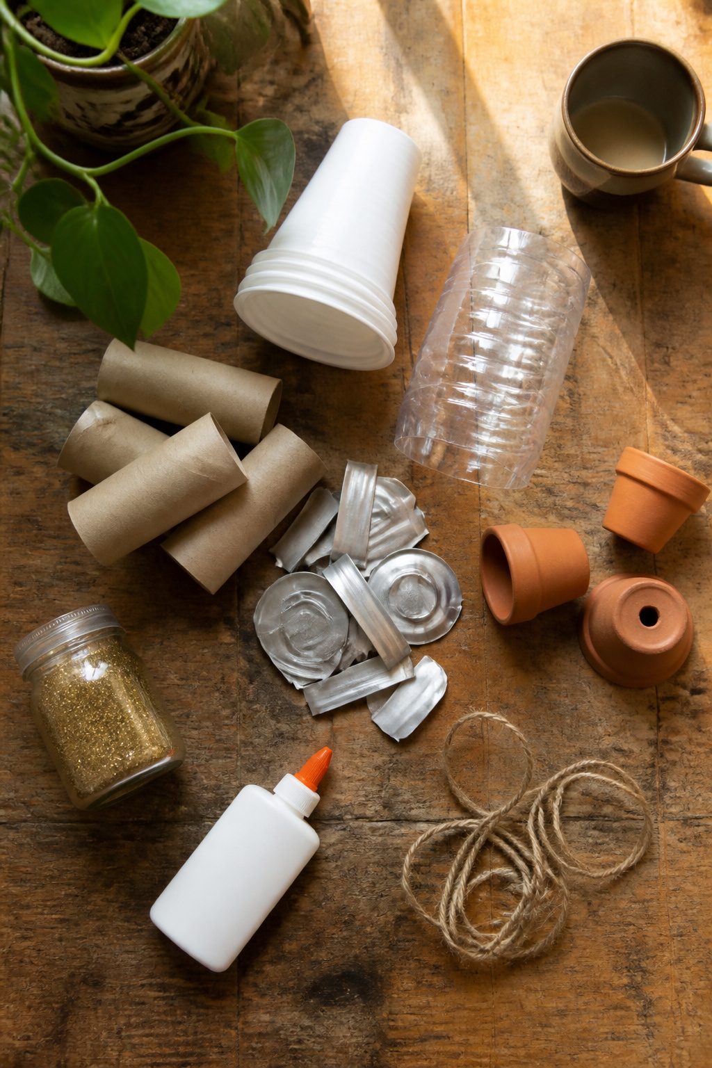 How to Make DIY Christmas Bells: Shapes, Bodies, and Clappers (2026) 1 A variety of recycled materials including plastic cups and aluminum cans.