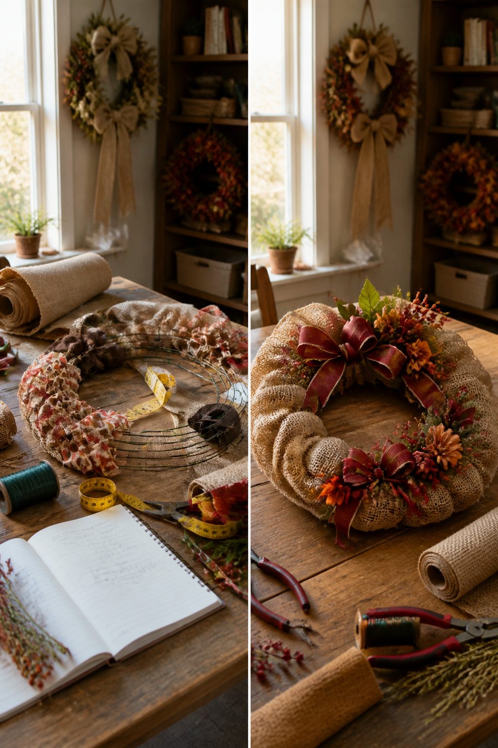 15 Fall Craft Ideas for Adults: Pumpkins, Wreaths, Signs & More 20 A person reviewing dimensions to avoid impulse craft purchases.