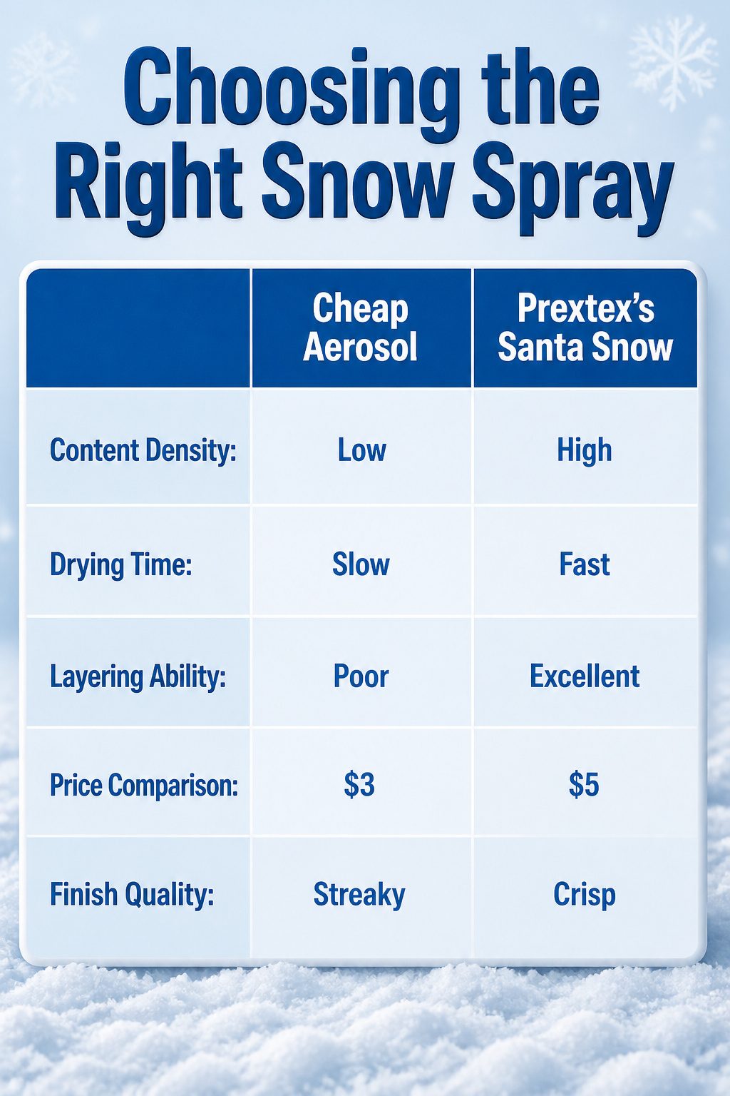 How to Use Snow Spray on Windows: 9 Steps for Decorating Glass in 2026 3 Different snow spray cans, highlighting a recommended brand.