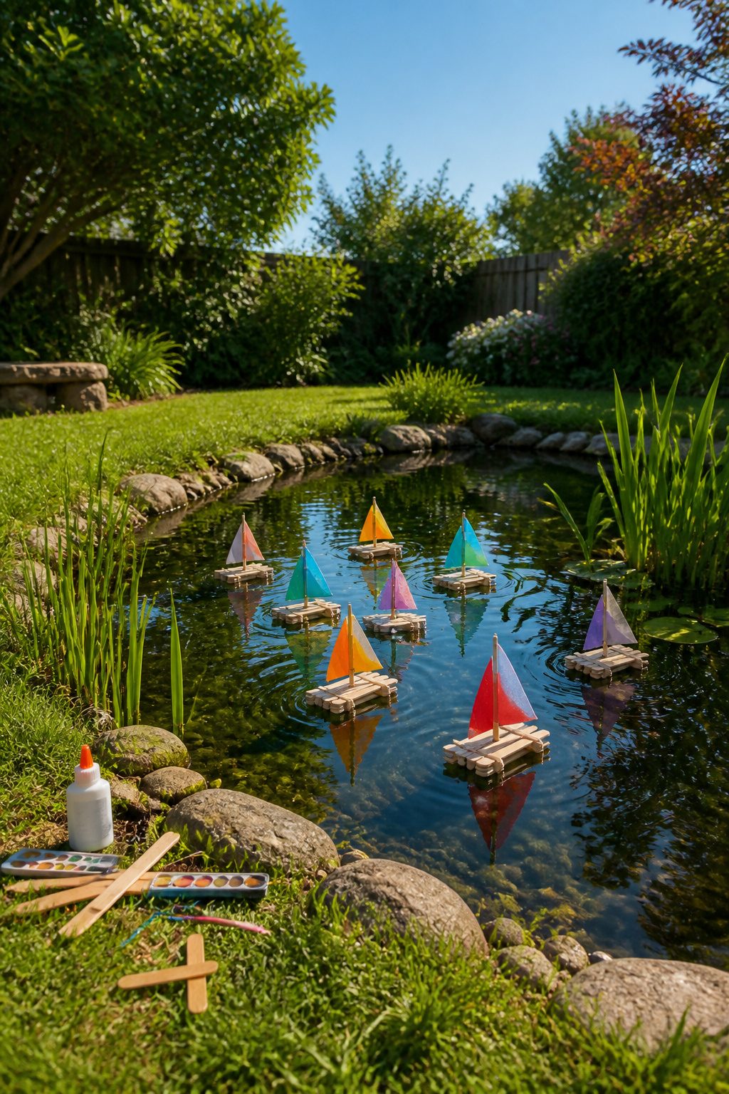 40 Summer Craft Ideas for Adults and Kids to Make in 2026 35 DIY boats made from popsicle sticks and paper sails.